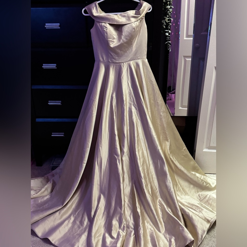 Golden Cream Gown